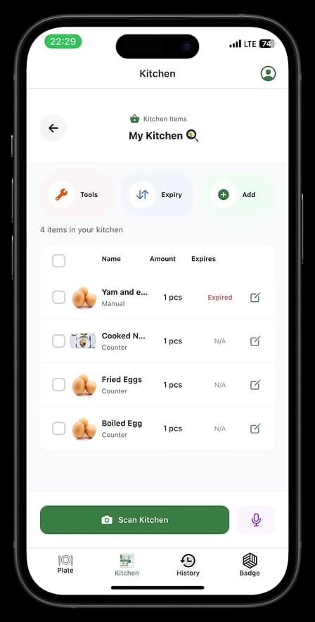 Smart Kitchen Scanner